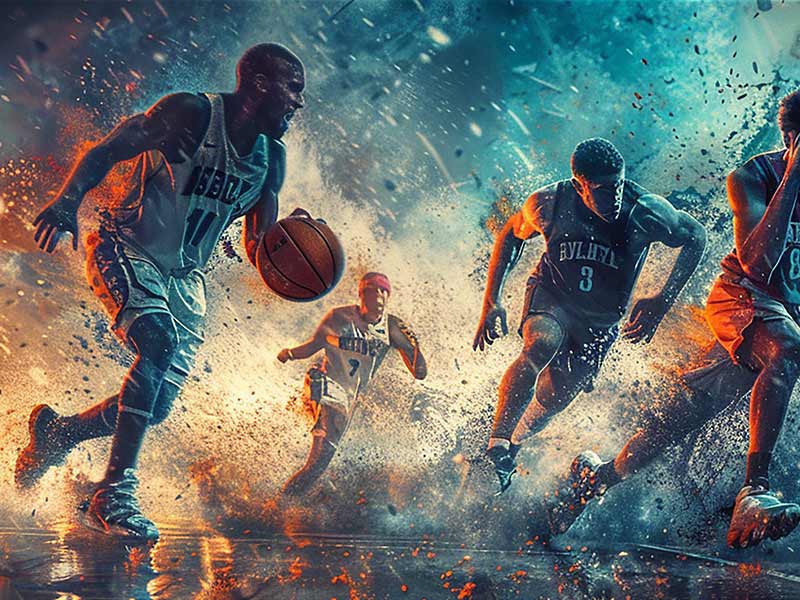 高质量掩护！杨瀚森与夏普打挡拆，后者轻松跳投命中